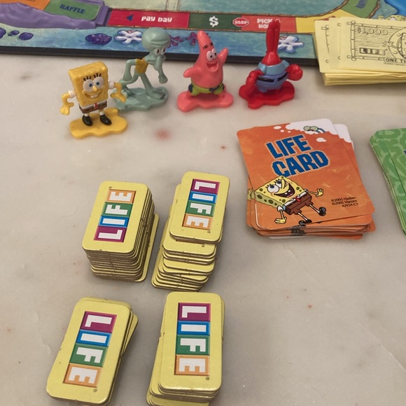 The Game of Life Spongebob Squarepants Editions Milton Bradley - Picture 4 of 10